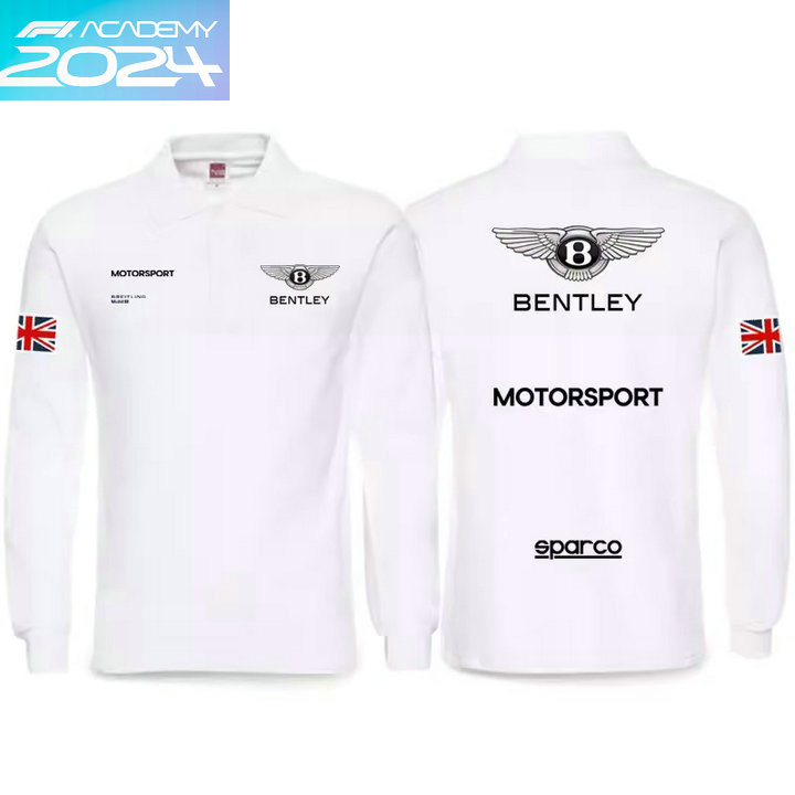 2024 Polo manche longue Bentley Motorsport Coton Homme